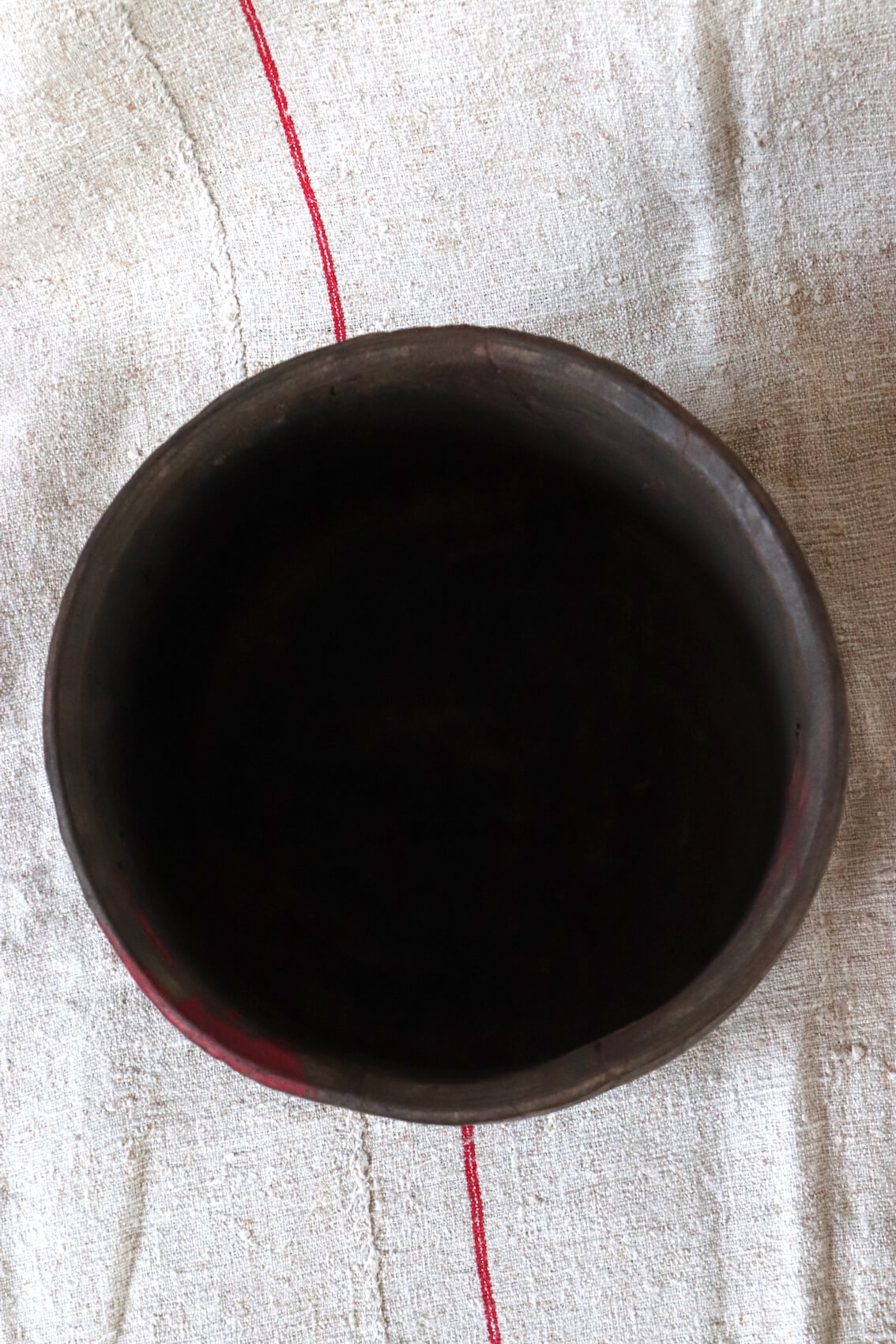 Holztopf antik groß