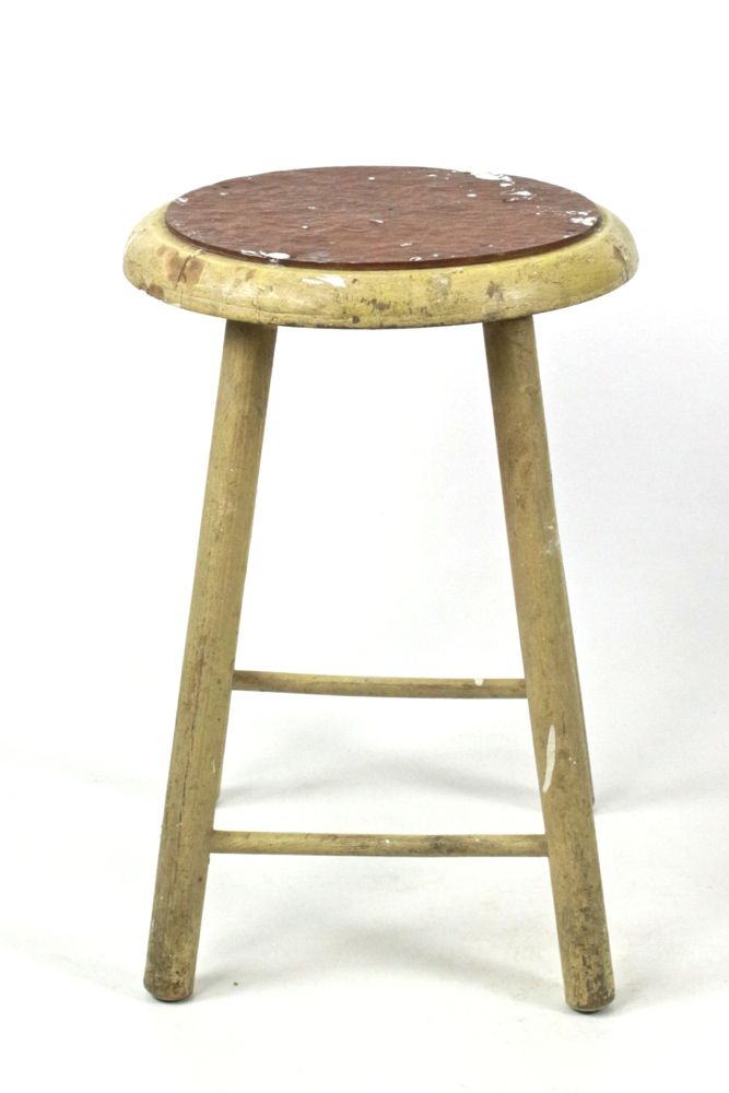 Industriehocker Vintage Alter Werkstatthocker 70er Jahre