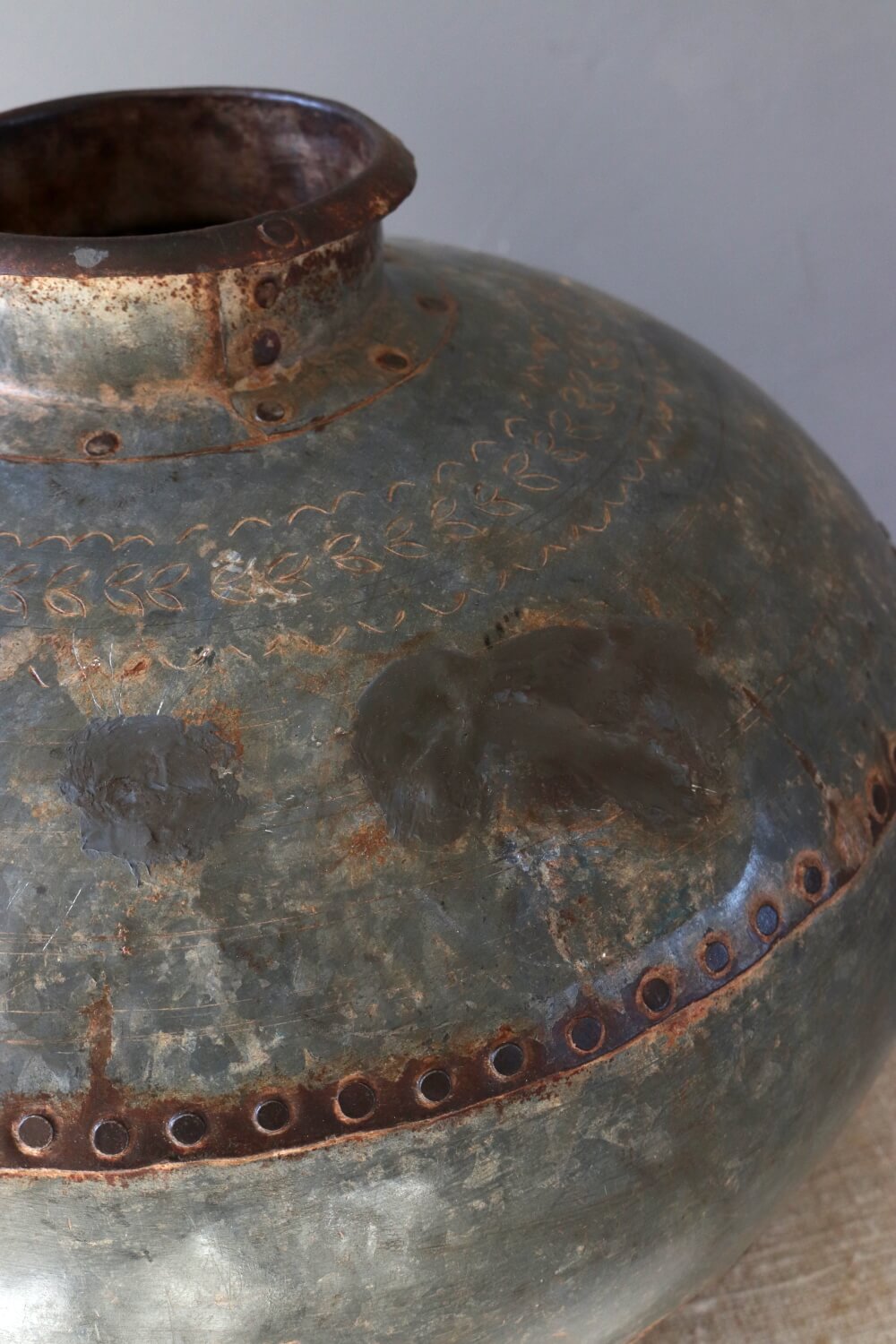 Antiker Wasser Behälter Indien Antiker Wasser Behälter Indien