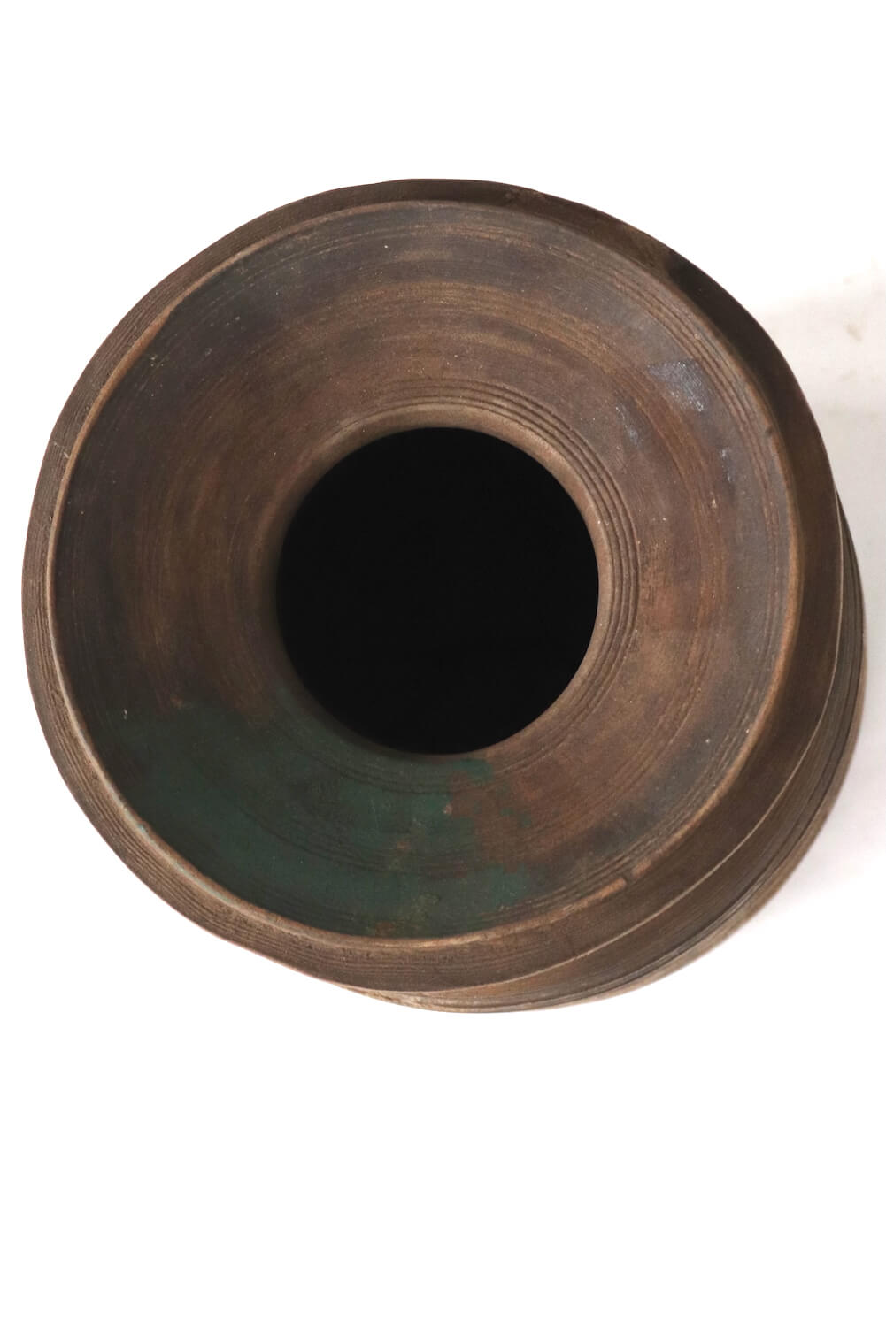 Wooden neck pot Nepal, 24x18 