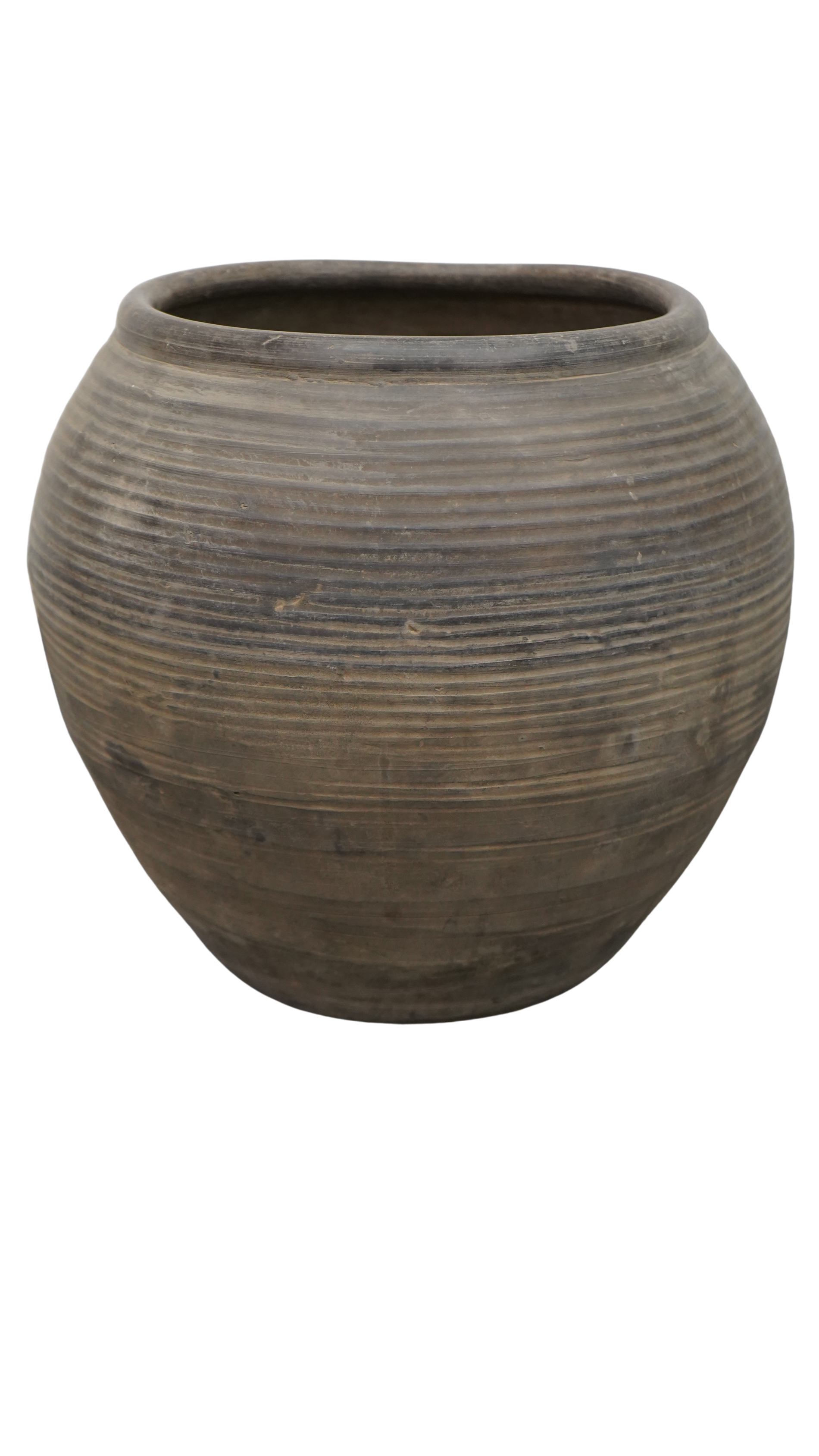 Terrakotta-Topf hellgrau China - 35xø40
