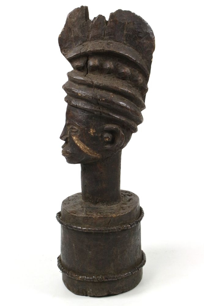 Yoruba Büste Holz antik, 58 cm