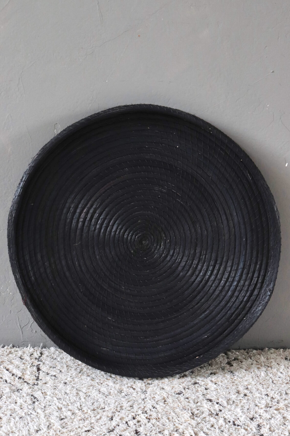 Tablett rund schwarz kaufen