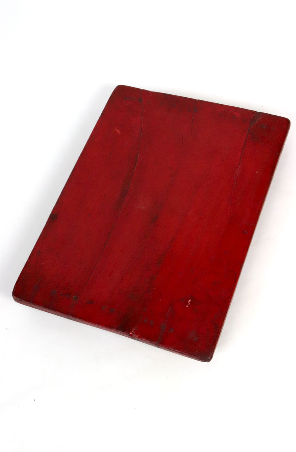 Holztablett Indien antik rot 55x40