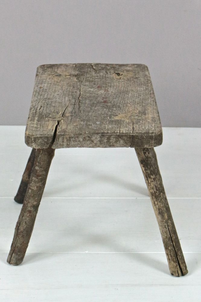 alter bauernschemel Holzschemel antik rustikal