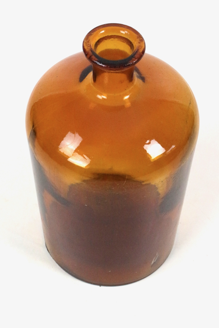 apothekerglas vintage braun 5 liter Altes Apothekerglas 5 Liter braun
