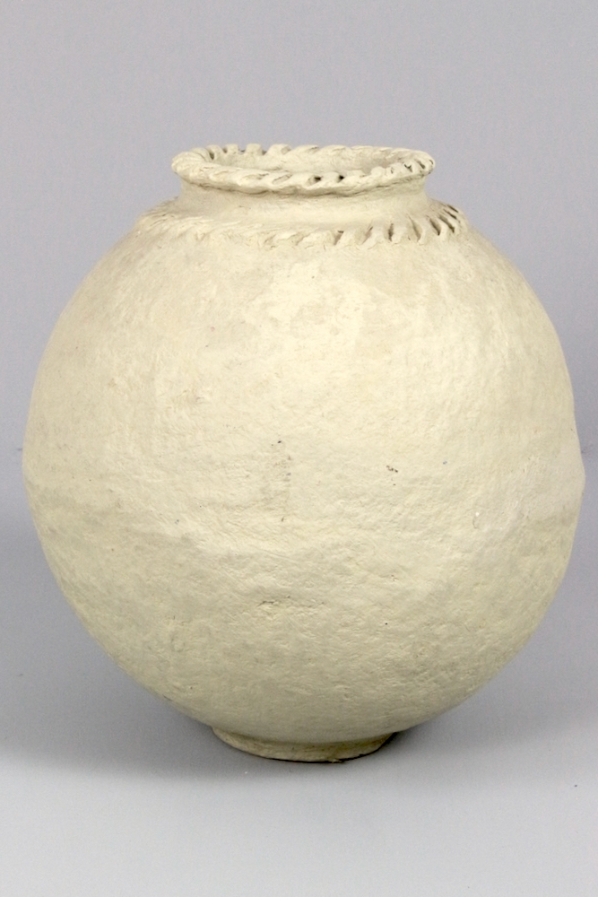 Große Pappmaschee Vase, pappmaschee topf indien Große Pappmaschee Vase, 44xø37