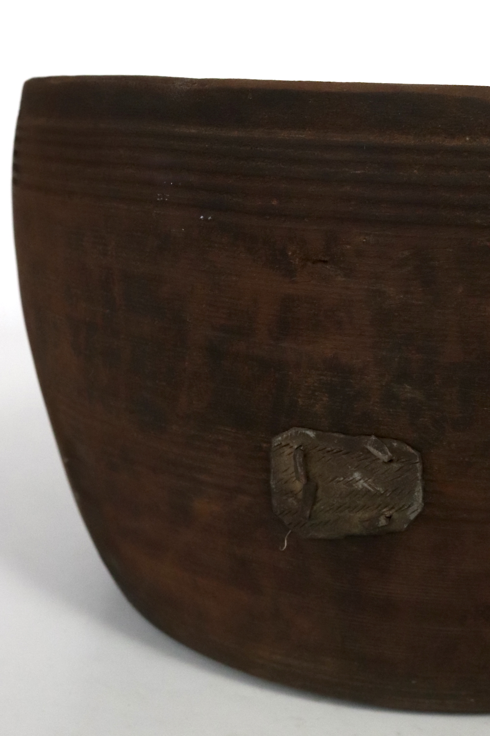 Nepal wooden pot antique Nepal wooden pot antique