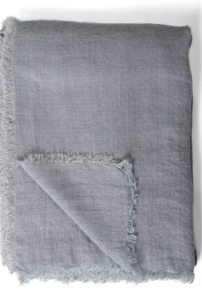 Linen curtain light pink