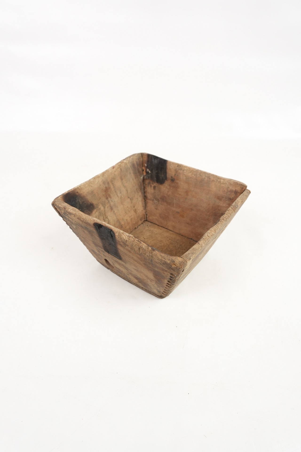 antiker Reisbehälter Holz, 11x18x18