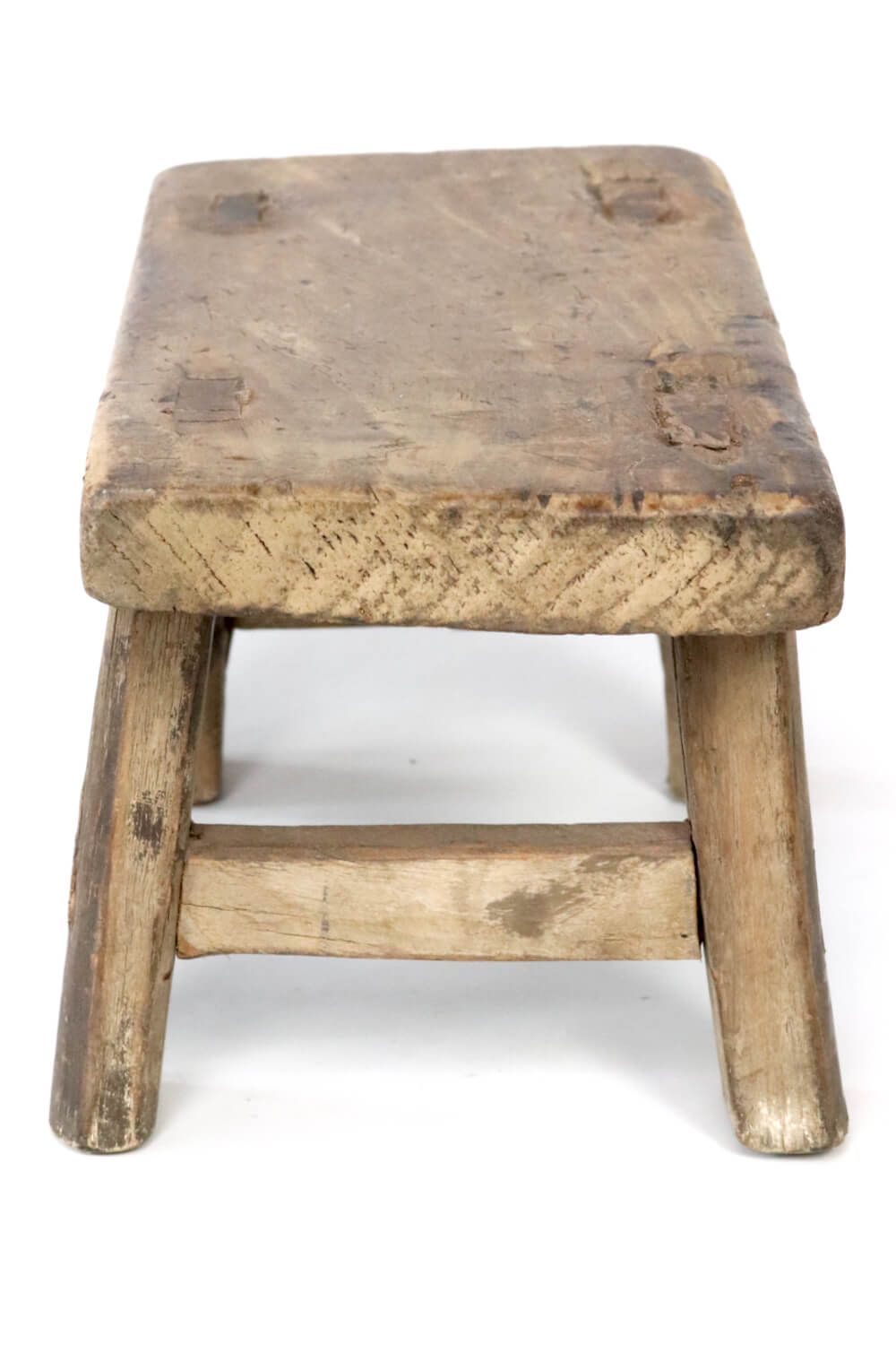 Wooden stool antique rustic