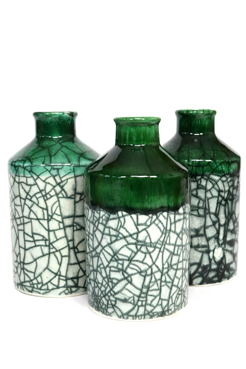 Keramik Vase handgetöpfert Marokko 20xø11