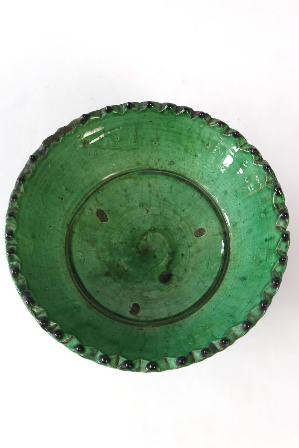 grüne Keramikschale