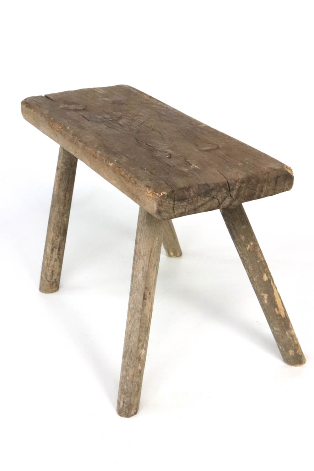 Antique rustic stool