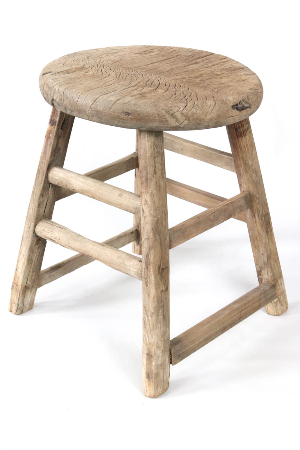 Round Chinese wooden stool