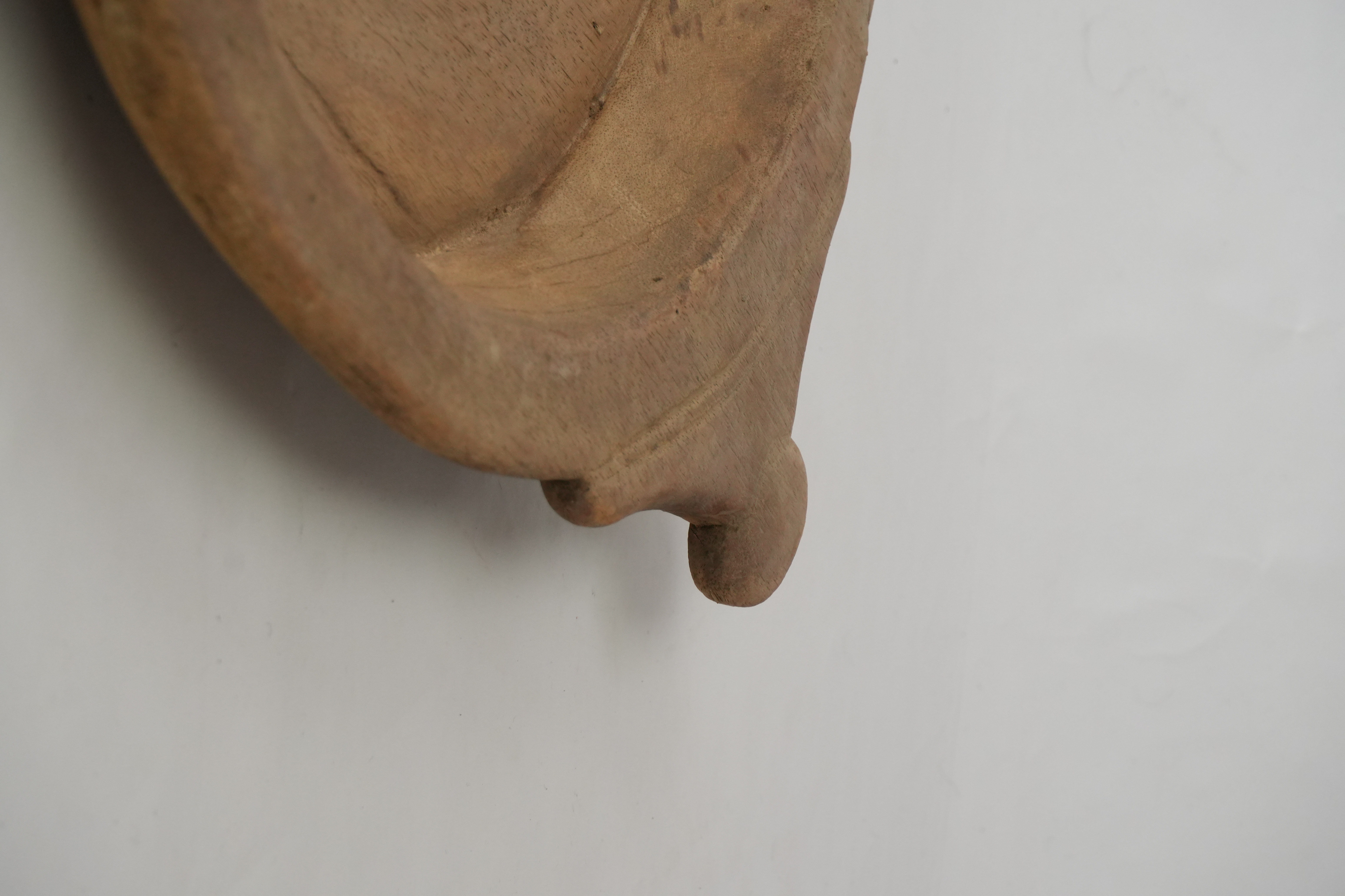 Antique bowl with ears India, Ø 42x54 cm 