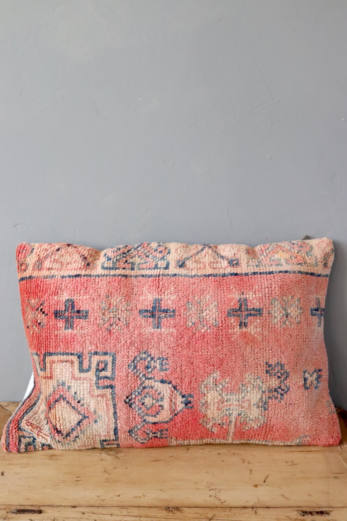 Vintage Berber kilim cushion  60x40