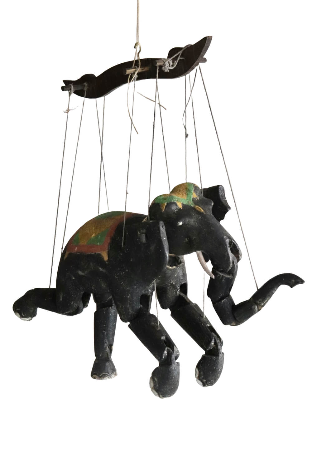 Vintage Marionette Elefant