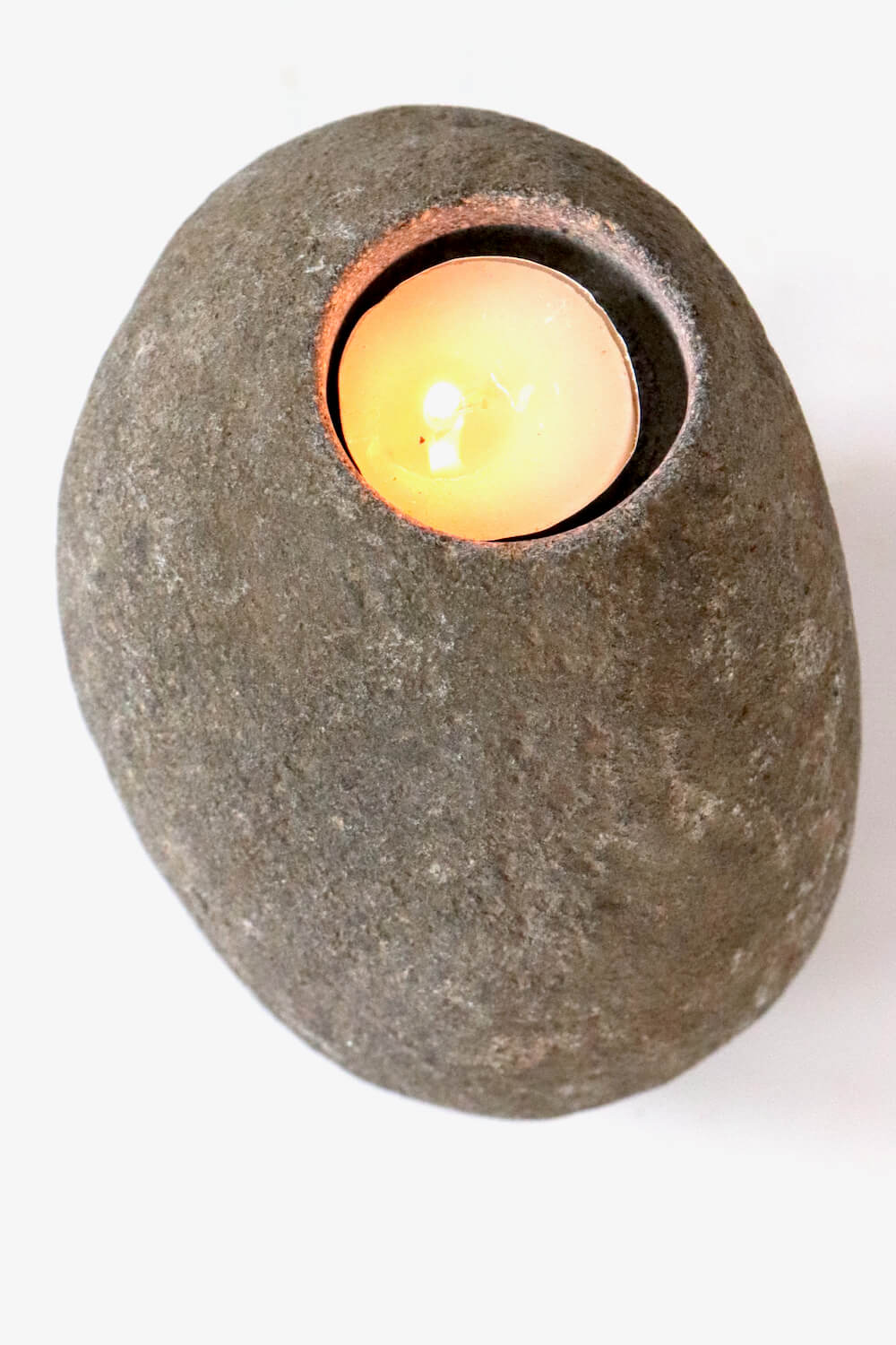 Kerzenhalter Naturstein