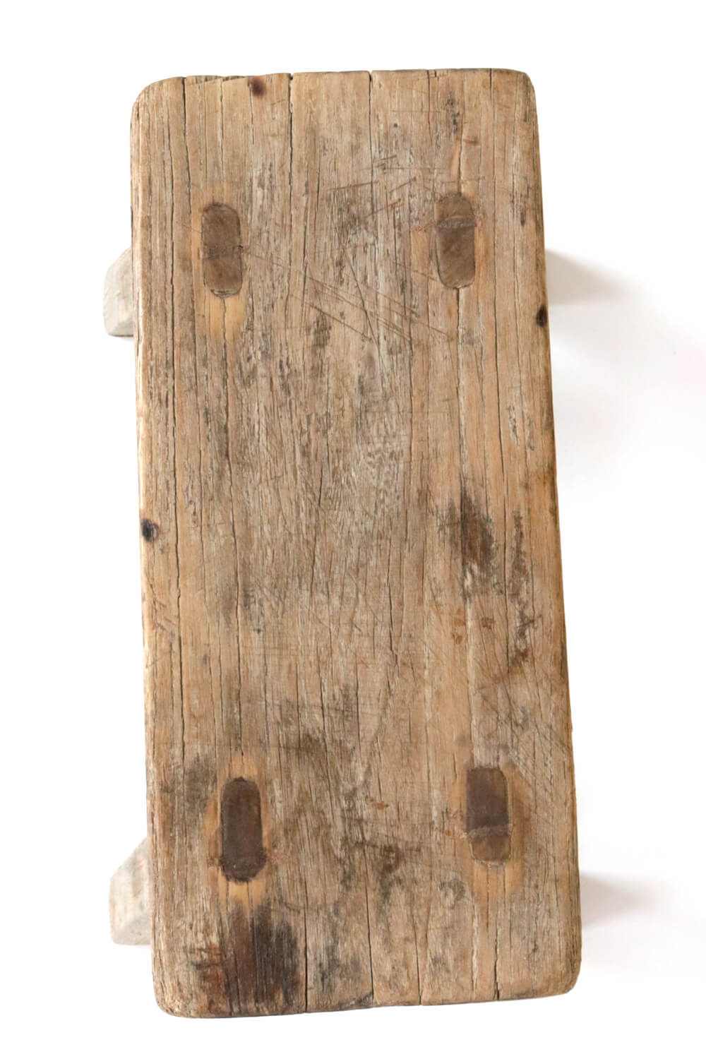 Holzschemel antik rustikal 