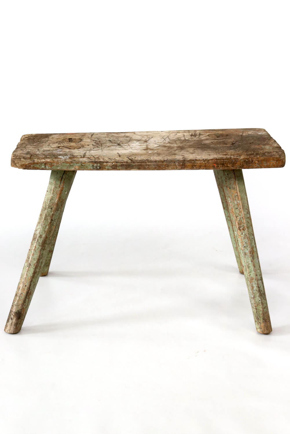 Old wooden stool rustic