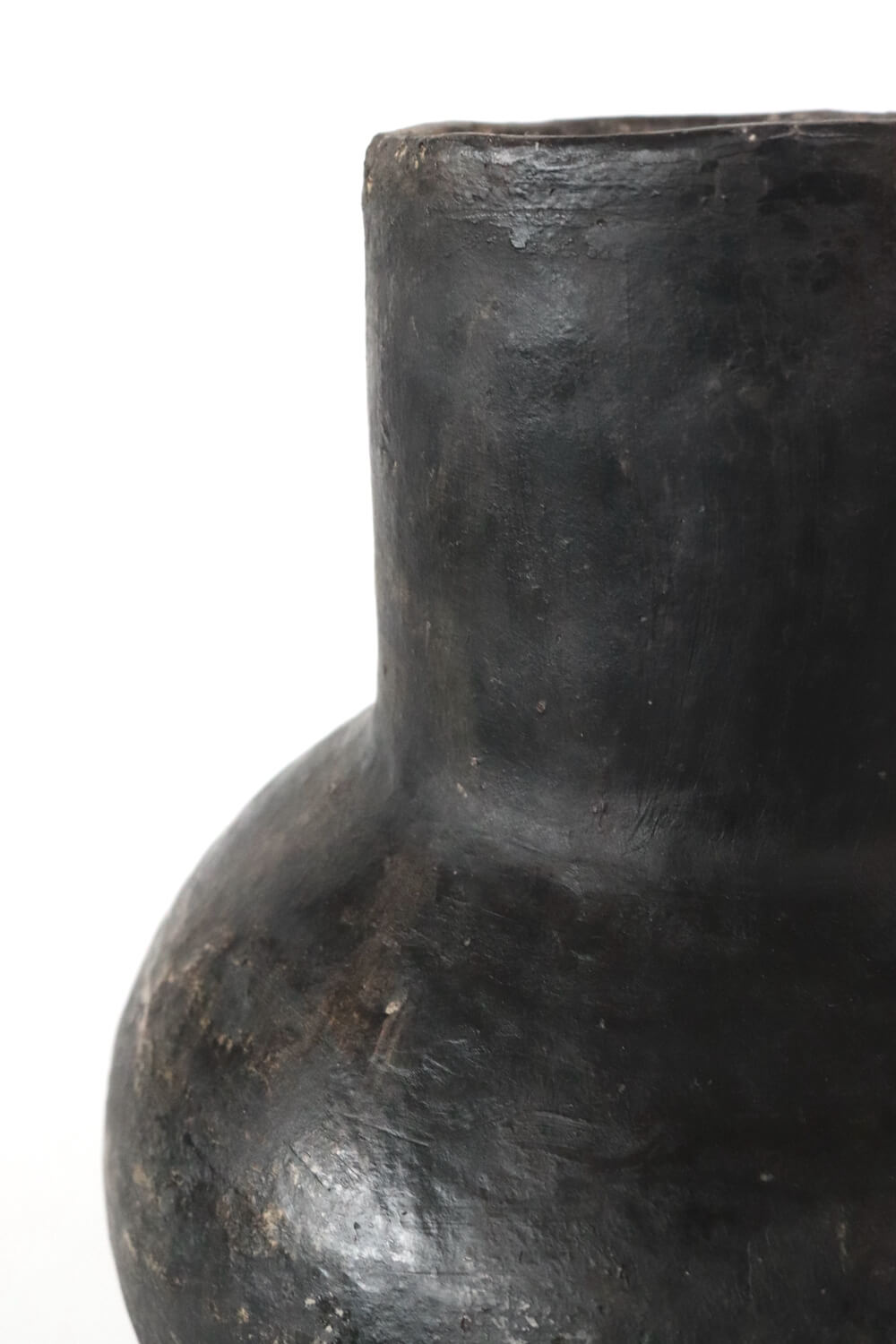 Sejnane Vase schwarz groß 38xø20
