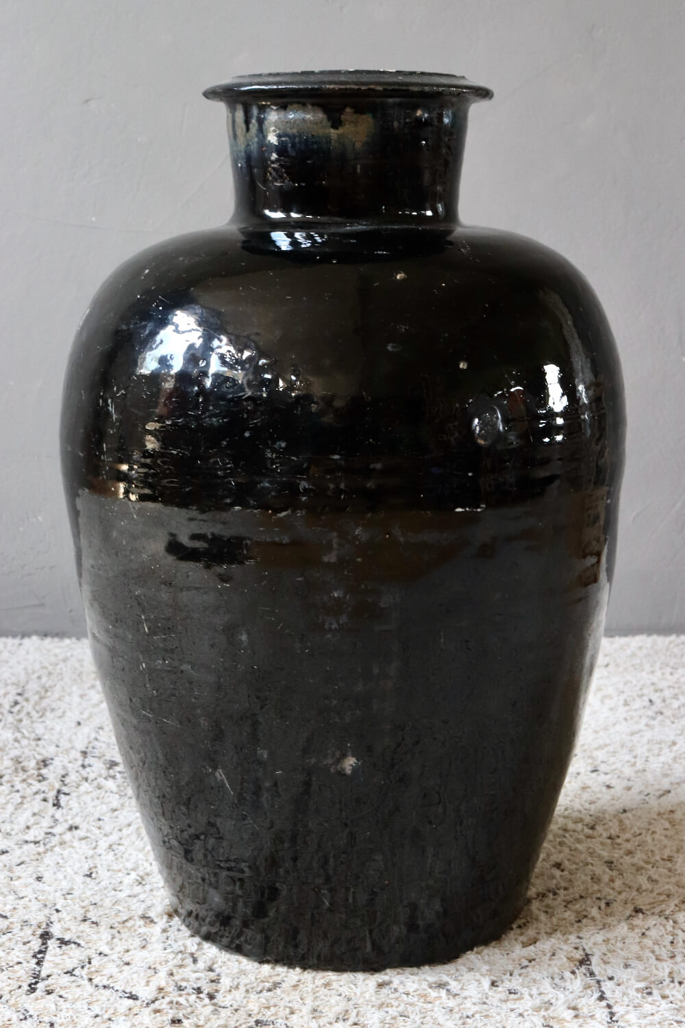 keramik amphore groß schwarz
