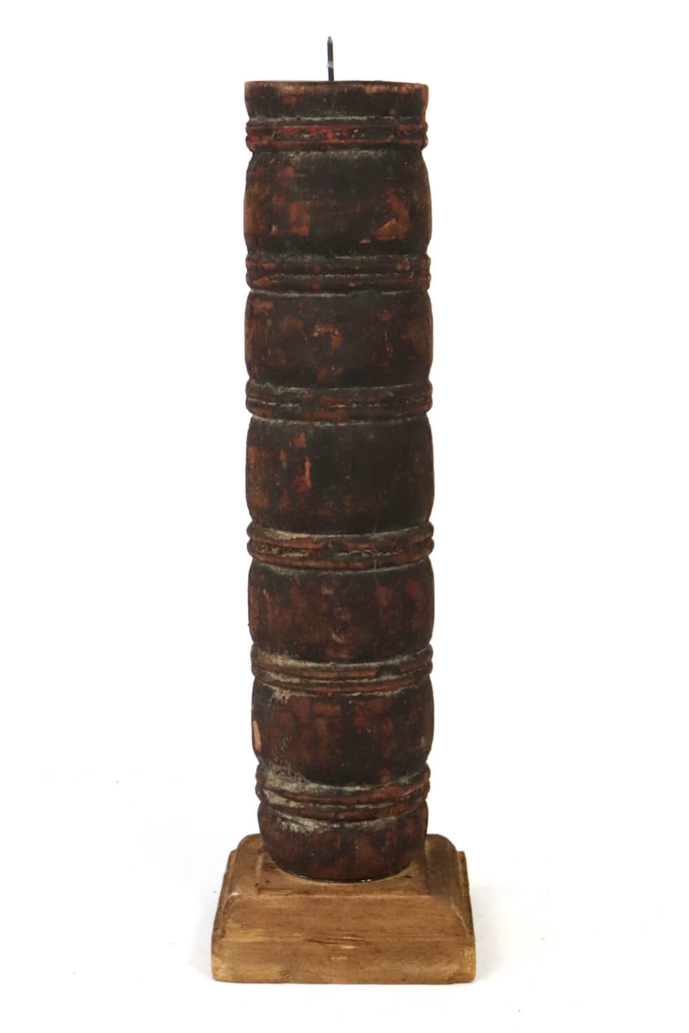 Charpoi Kerzenständer Indien  antik, 34 cm