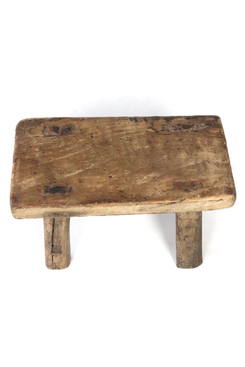 Wooden stool antique rustic