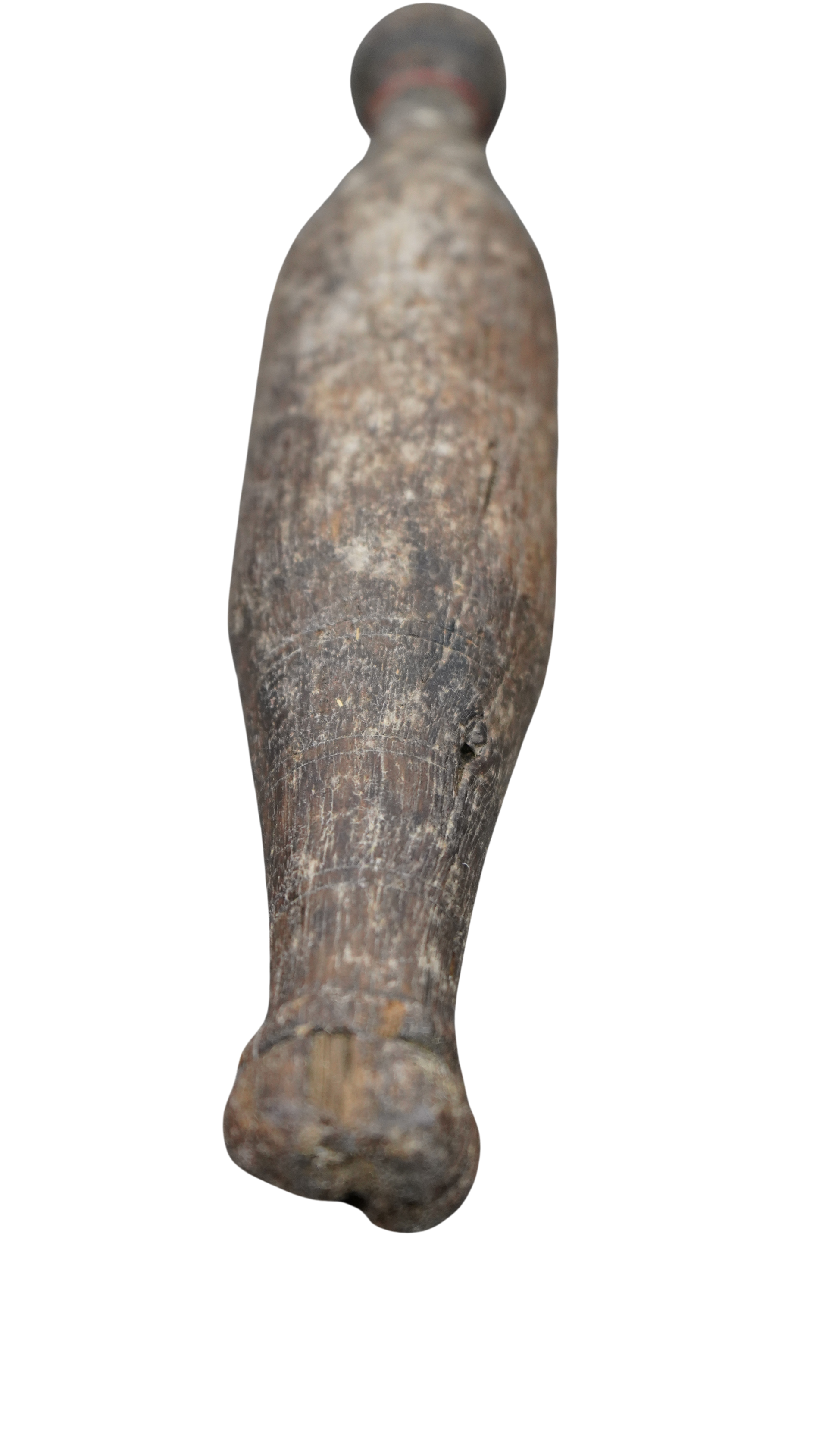 Alte Turnkeule aus Holz – historische Gymnastikkeule