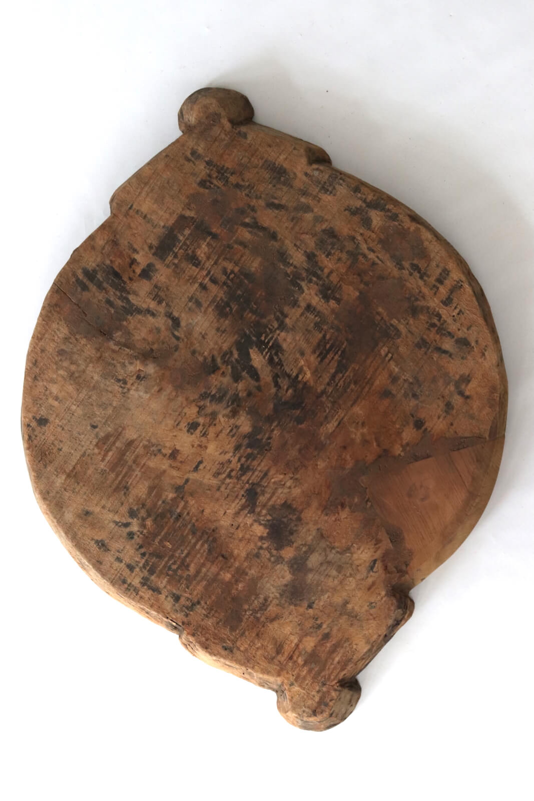 Alte Holzschale mit Ohren Indien ø42x56 Alte Holzschale mit Ohren Indien ø42x56