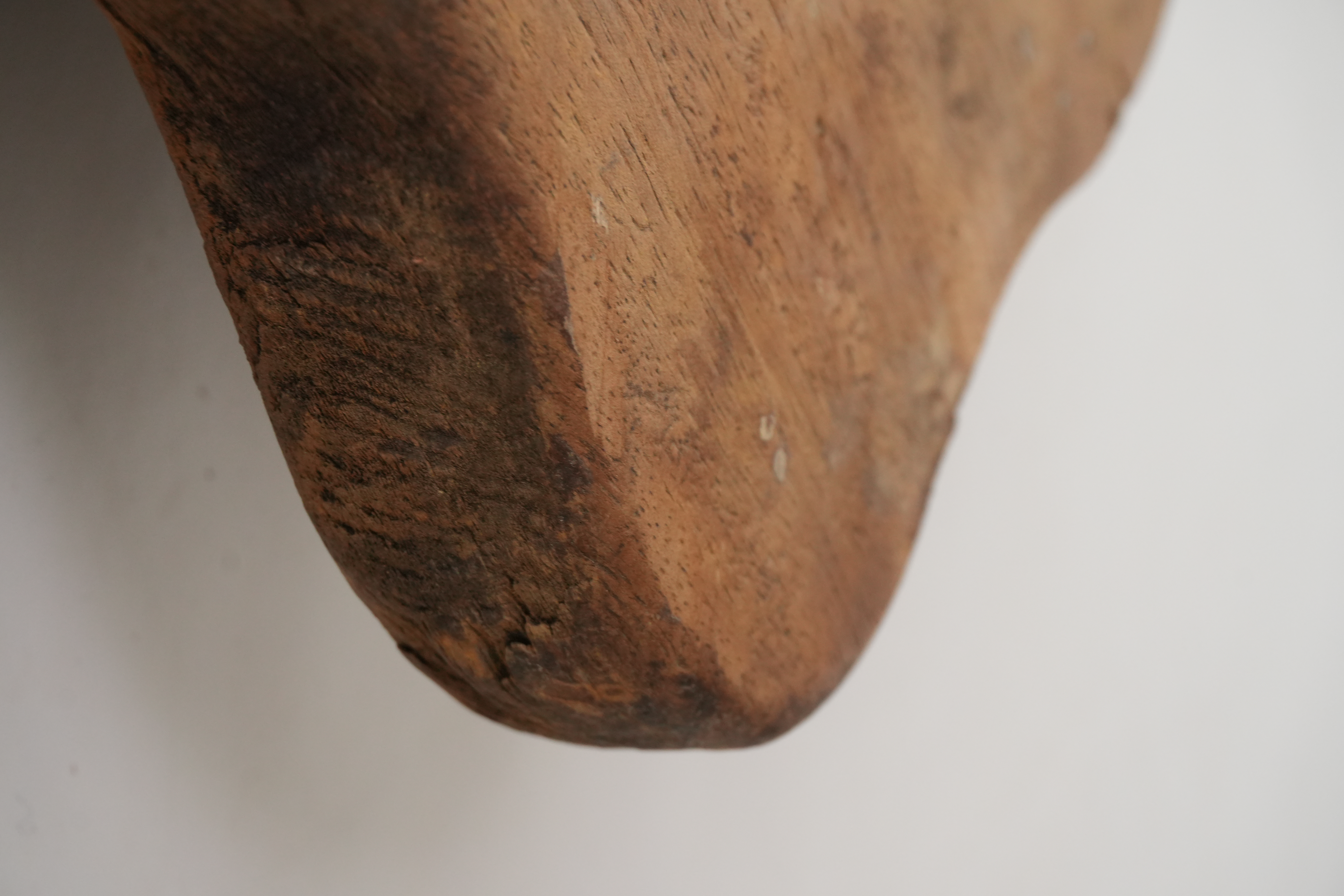 Alte Holzschale mit Griffen Indien Ø 44 cm 