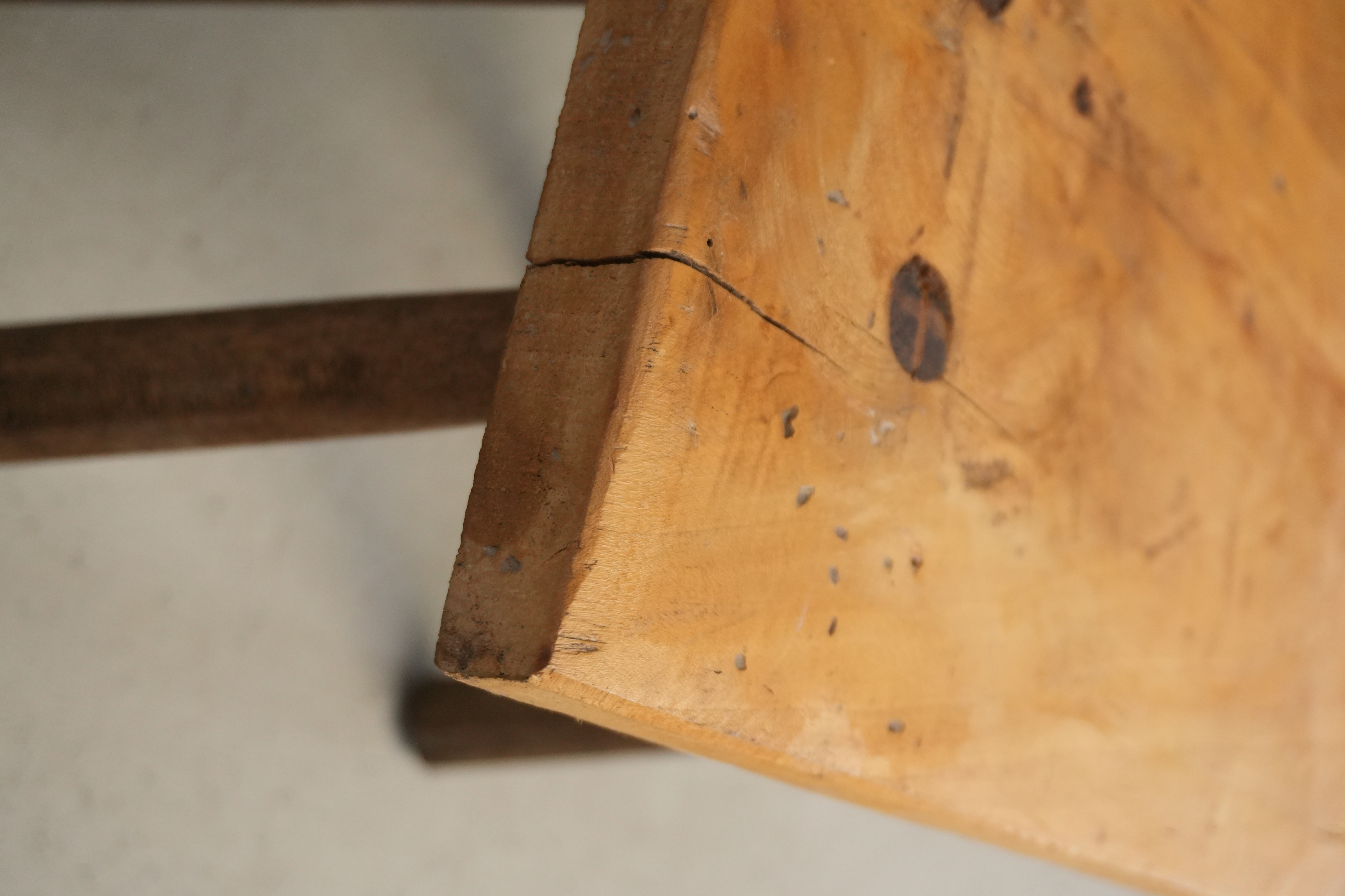 Antique Chinese wooden stool 