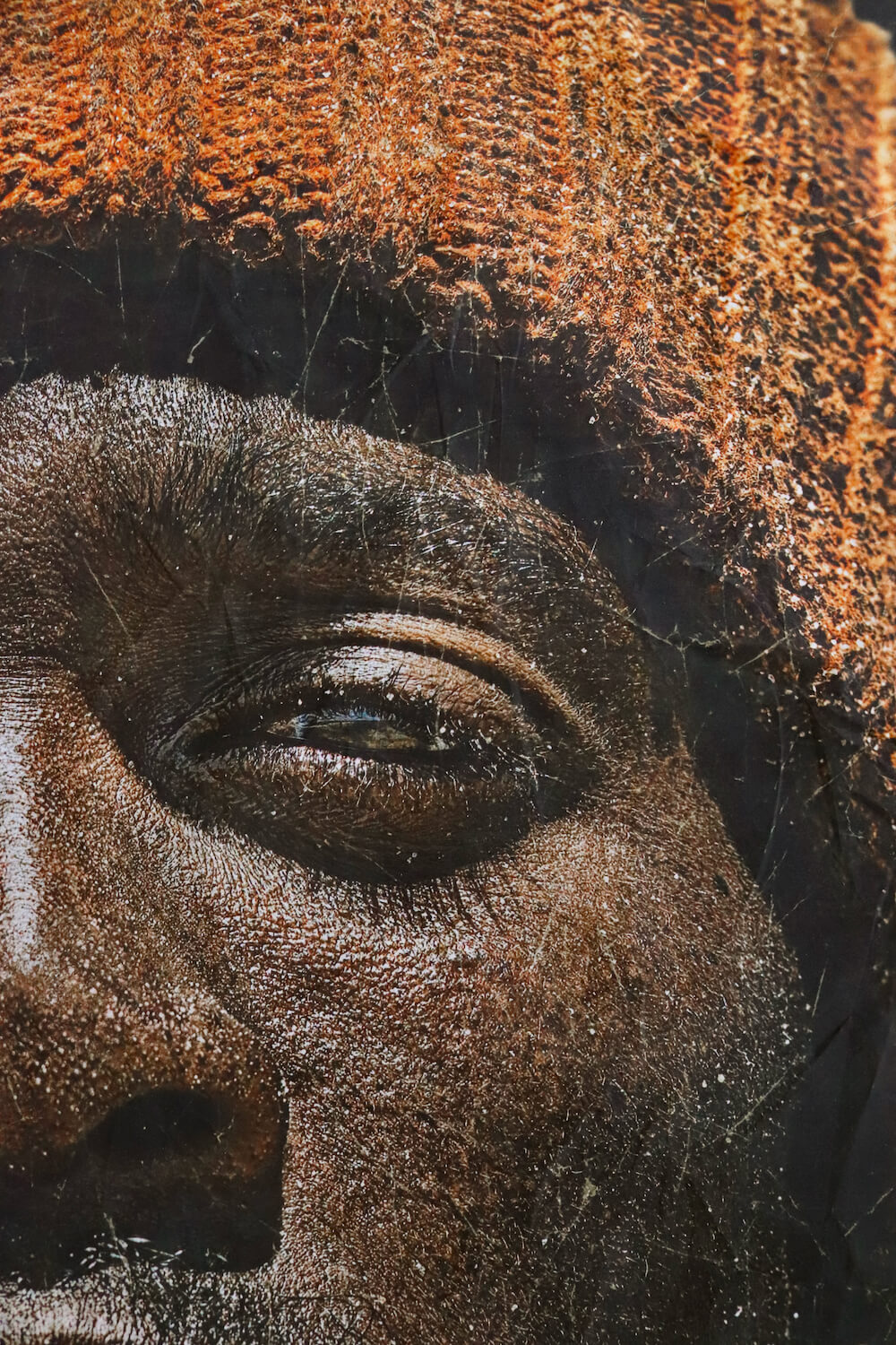 Großes Porträt Bild 'Fischer aus Madagascar' 180x120 