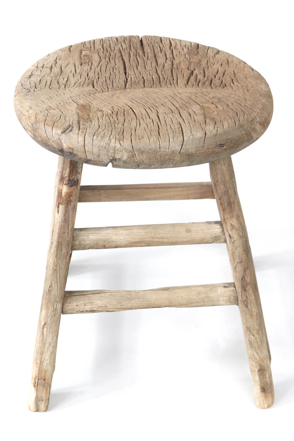 Round Chinese wooden stool