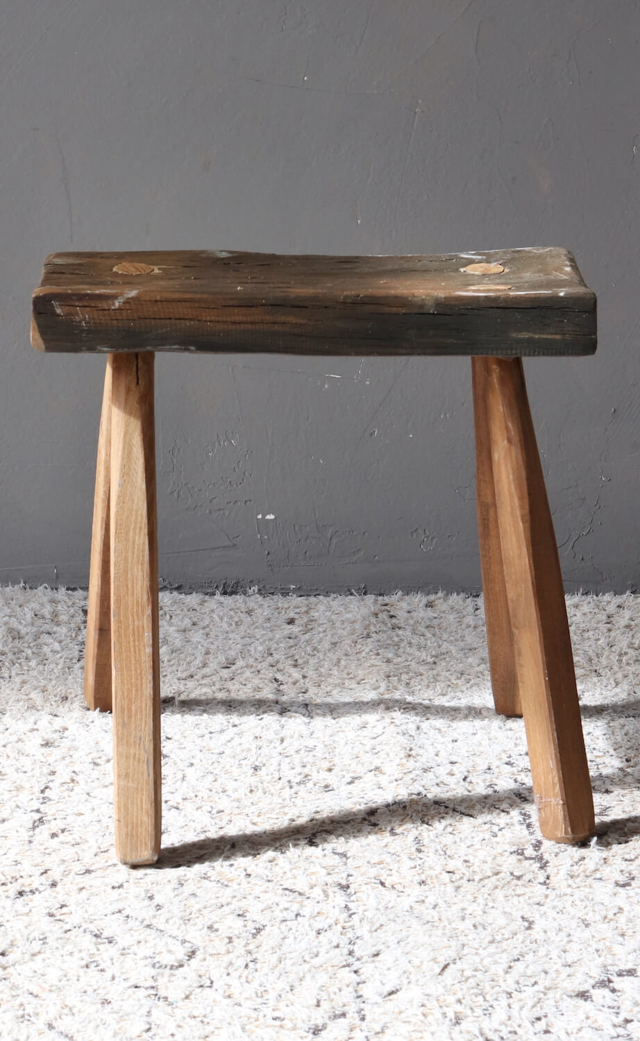 Rustic wooden stool Rustic wooden stool