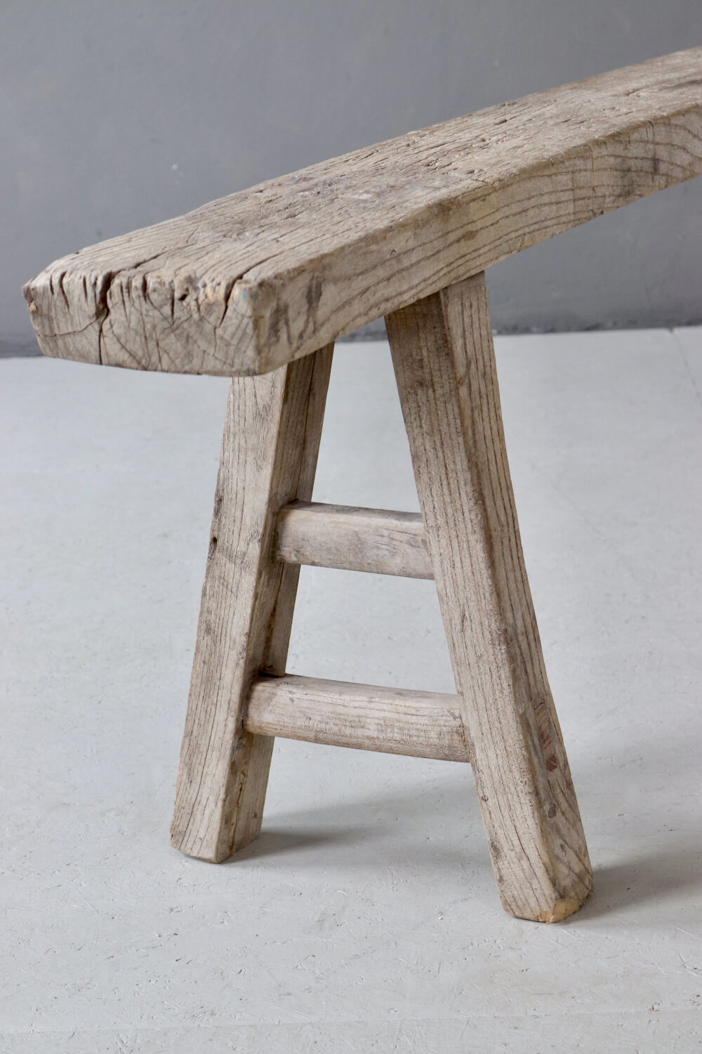 Rustic wooden bench China  153 cm