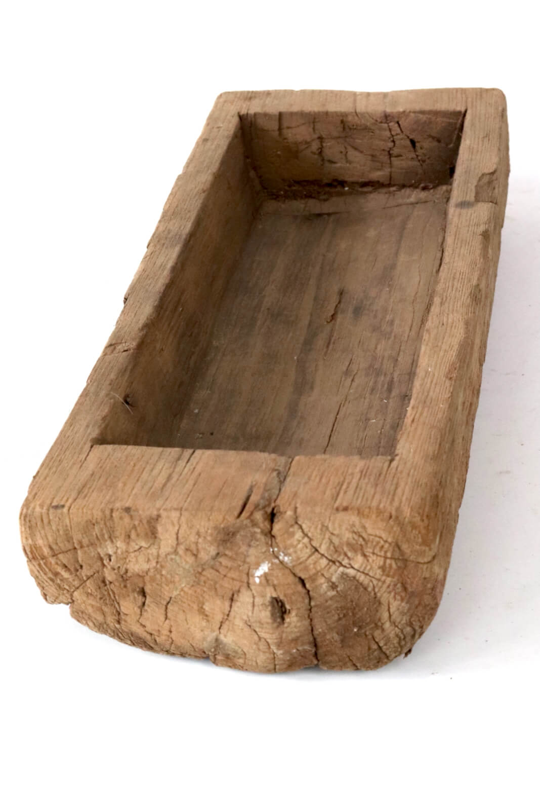 Holztrog rustikal antik, 8x37x15