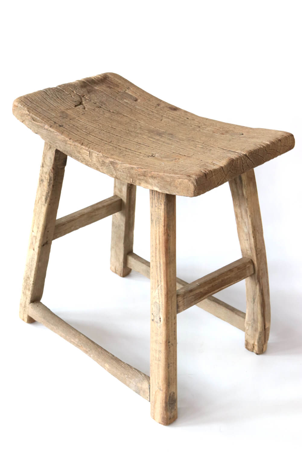 wooden saddle stool China