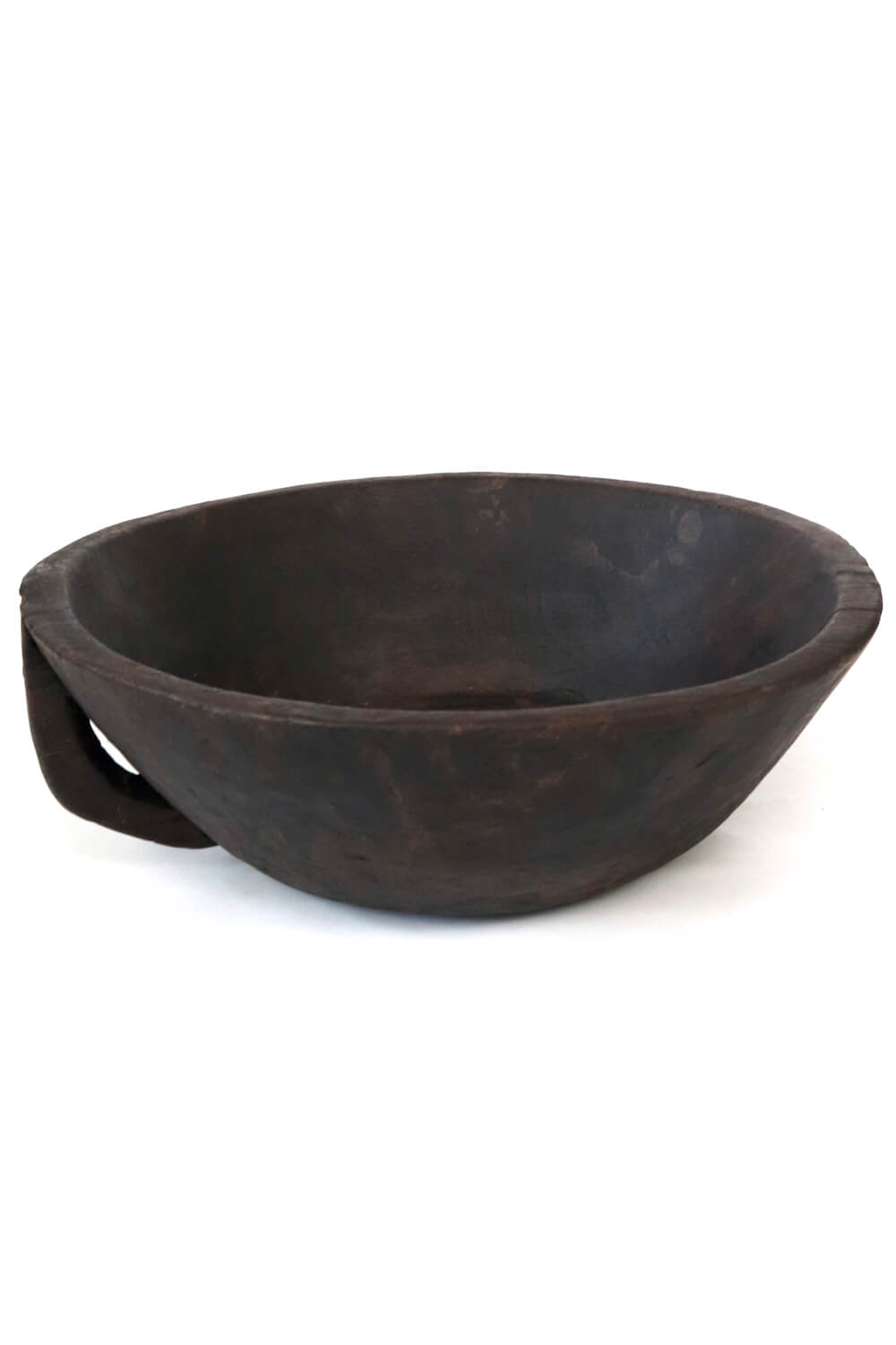 Gurage wooden bowl with handle 