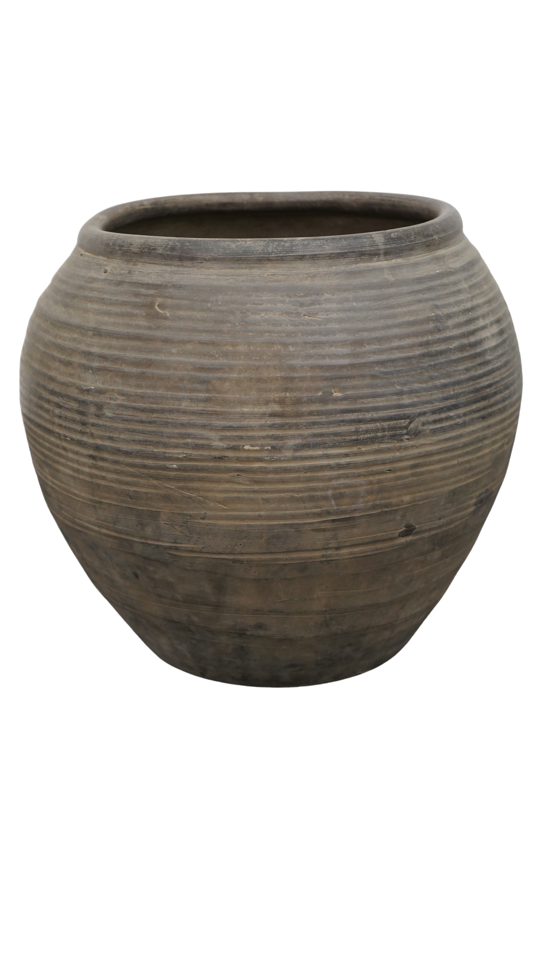 Terrakotta-Topf hellgrau China - 35xø40