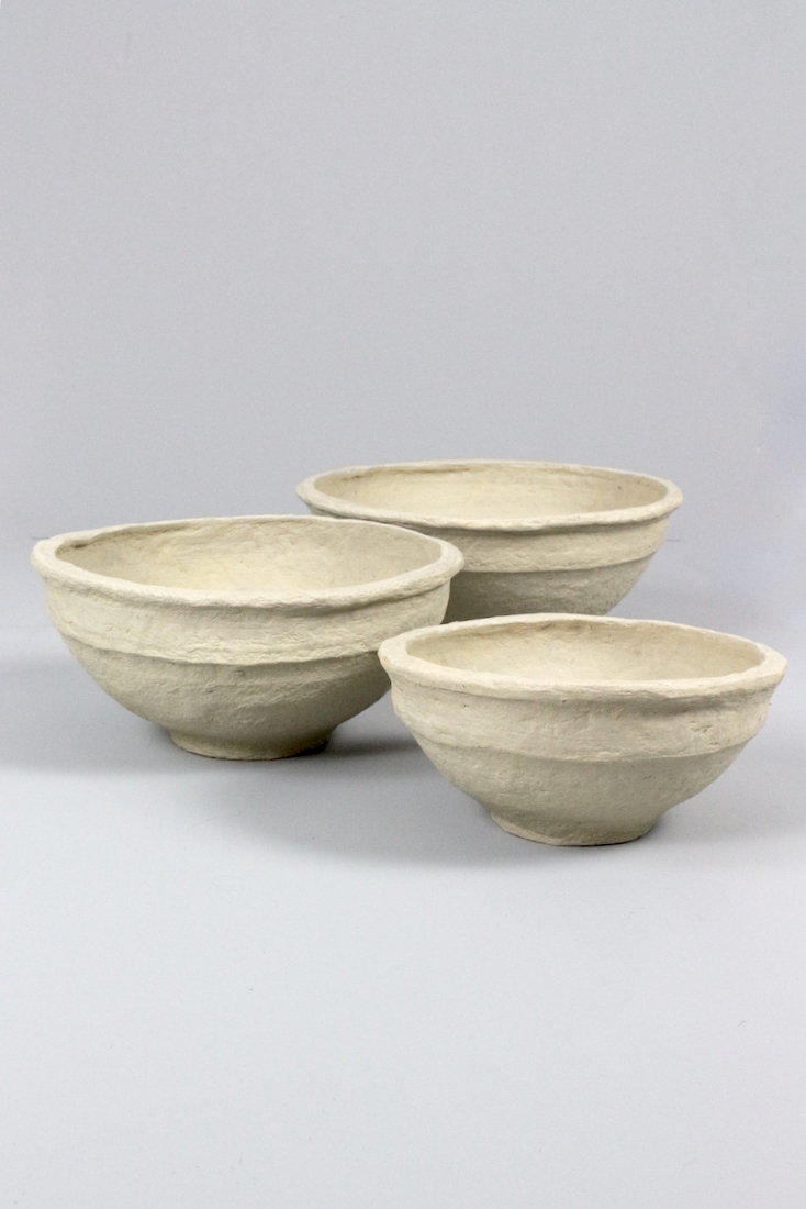 Pappmaschee Schale, Pappmaschee Schüssel, Pappmaché Schale, Pappmaché Schüssel, Paper mache bowl, Paper maché container Pappmaché Schüssel Indien, 16xø38