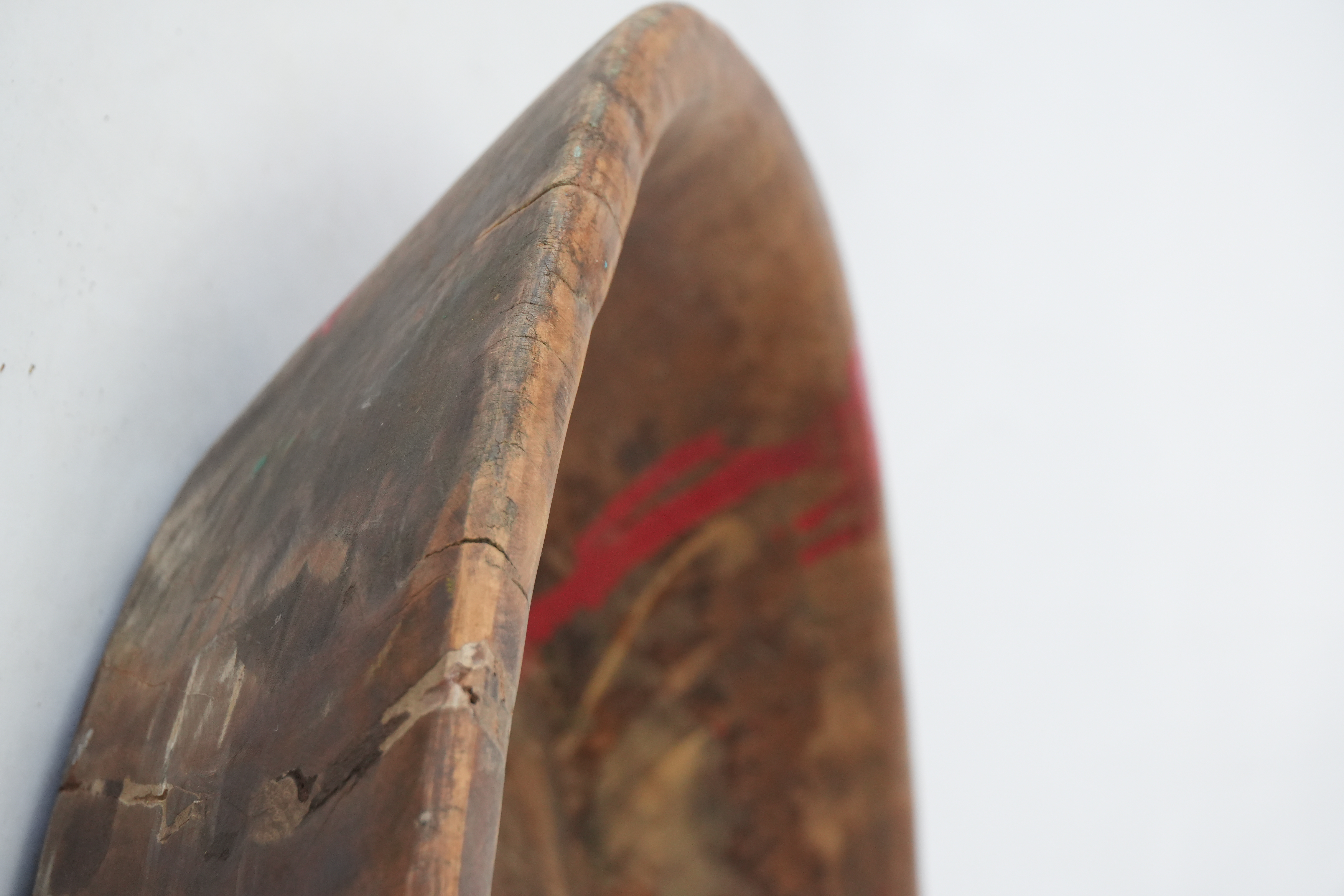 rustikale Holzschale antik Indien Ø42 cm