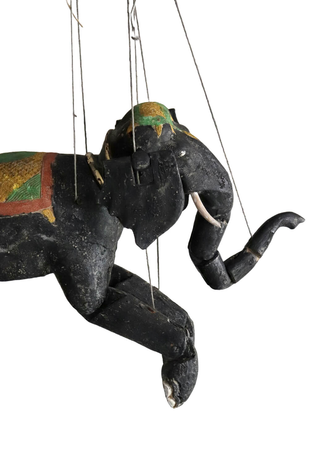 Vintage Marionette Elefant