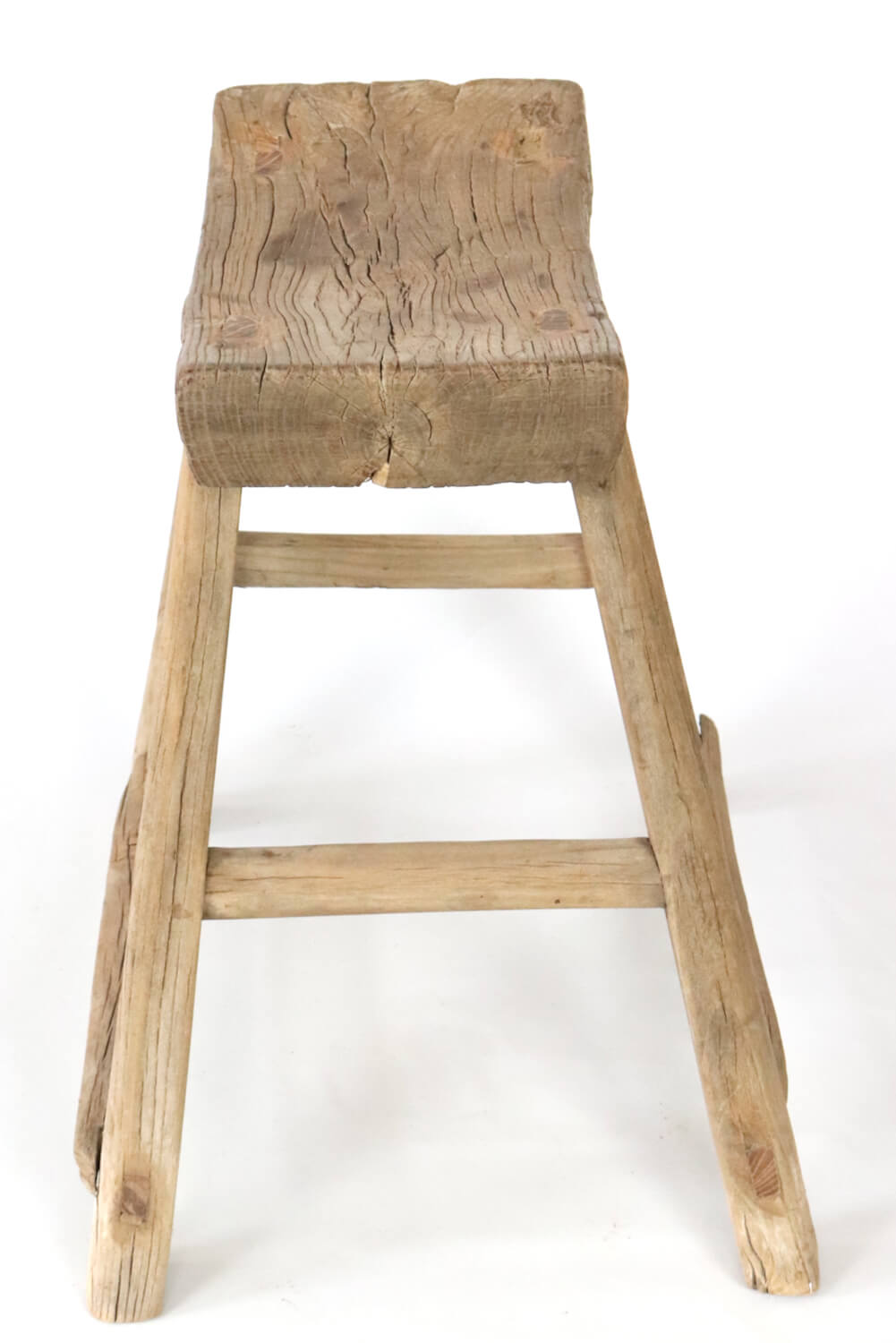 Rustic wooden stool antique China