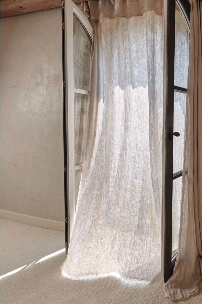 leinen vorhang transparent