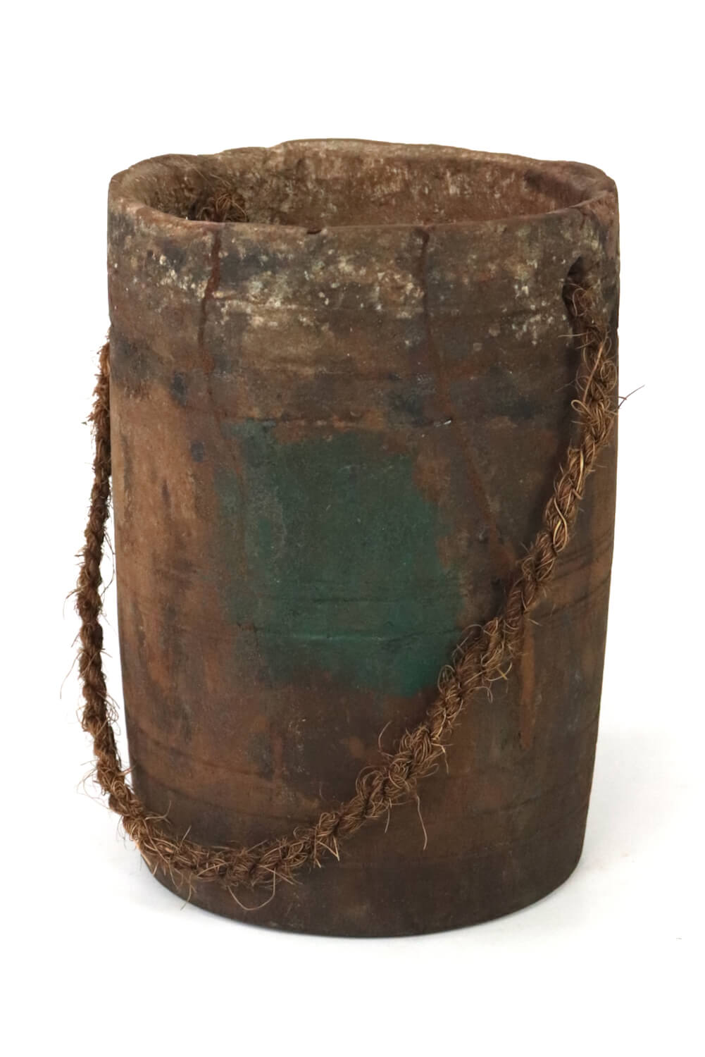 Antique wooden water bucket 