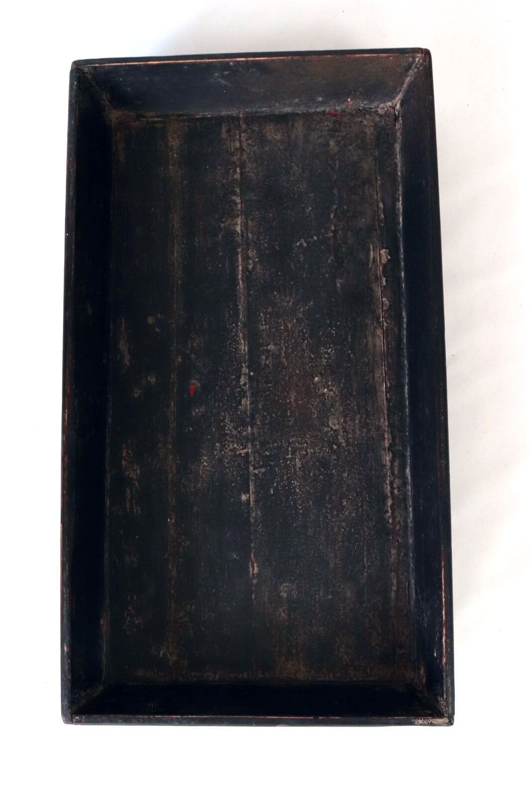 Antique Chinese tray black, 57x32