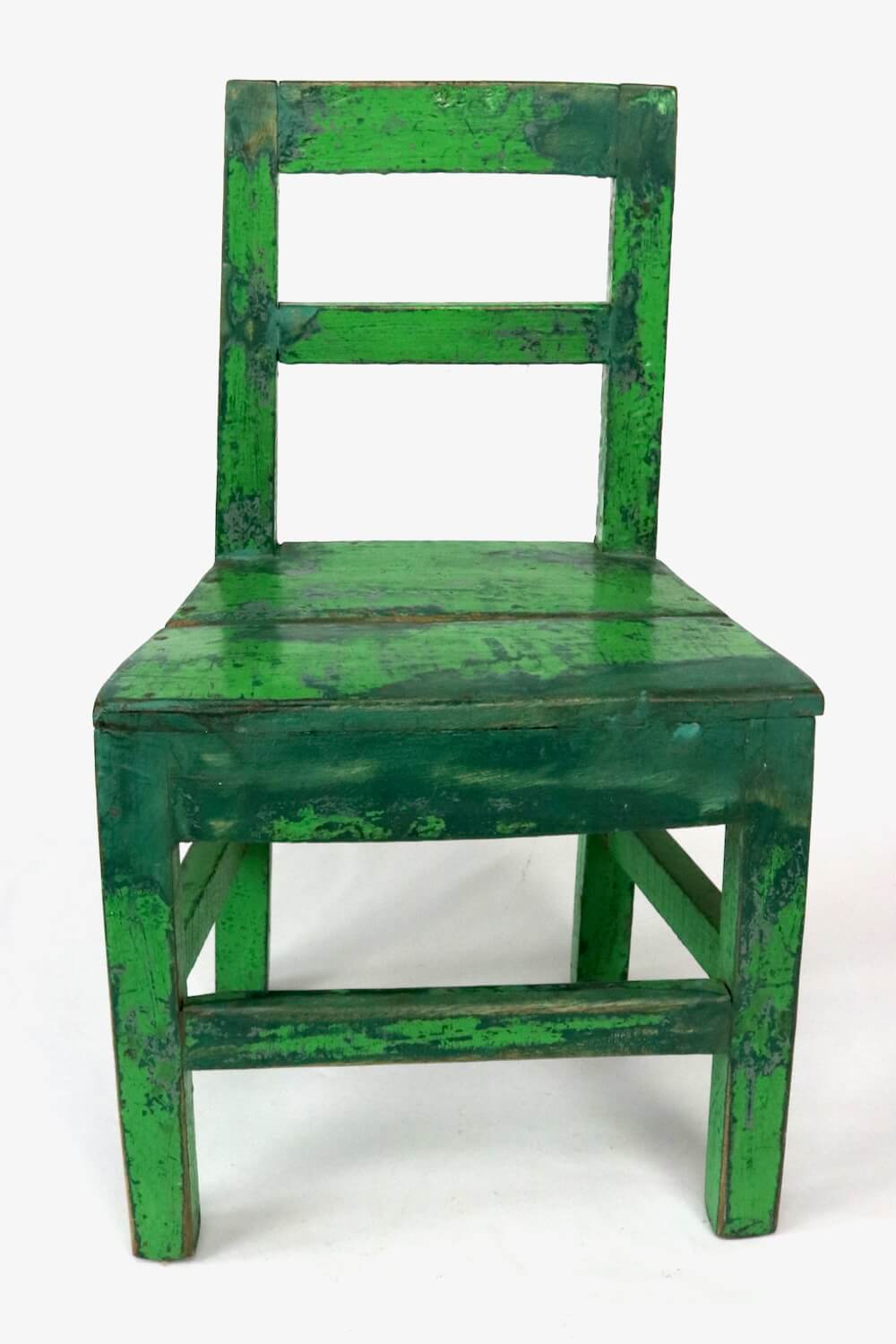 Vintage children's chair green 