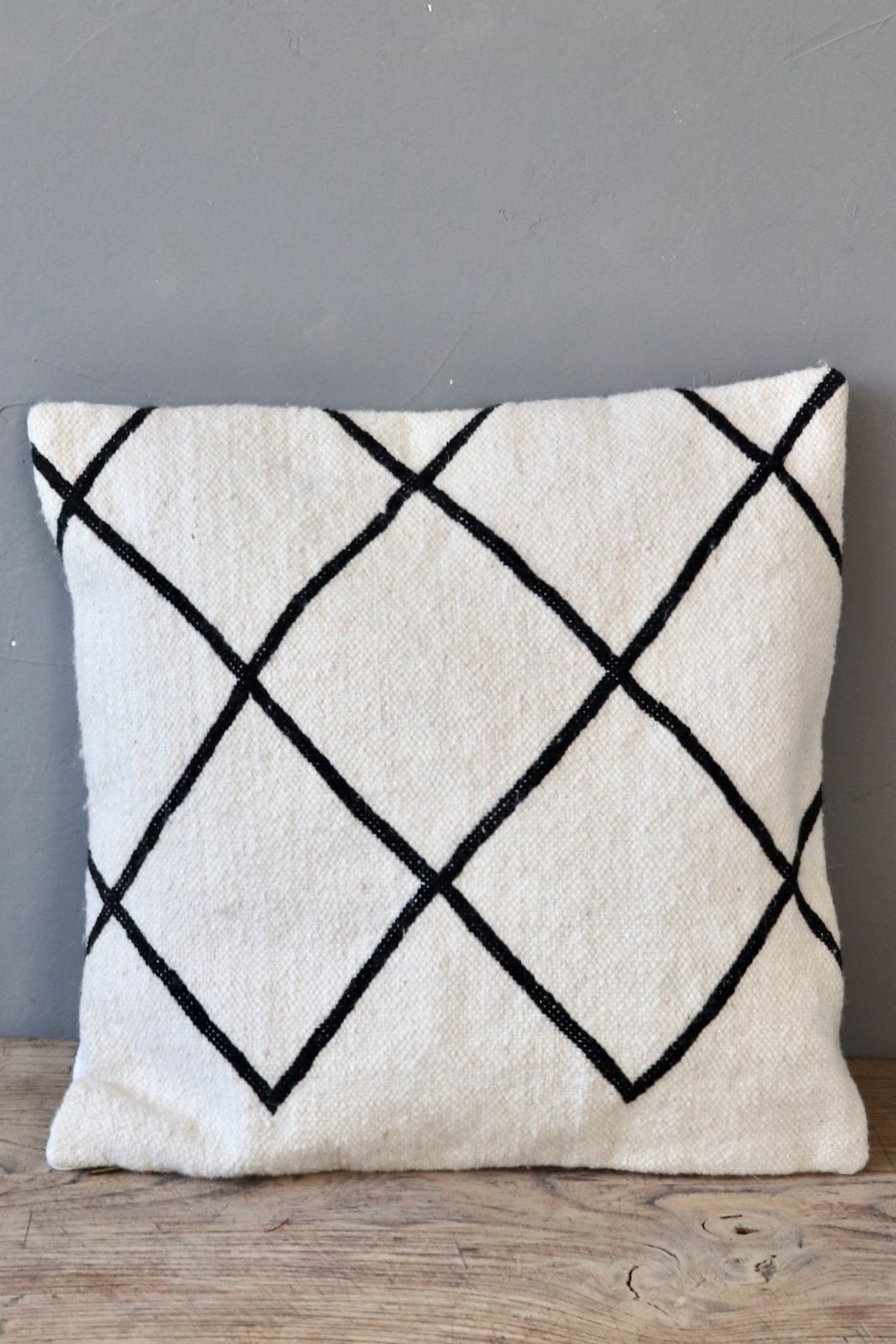 Boho Kissen Wolle  Marokko 50x50 